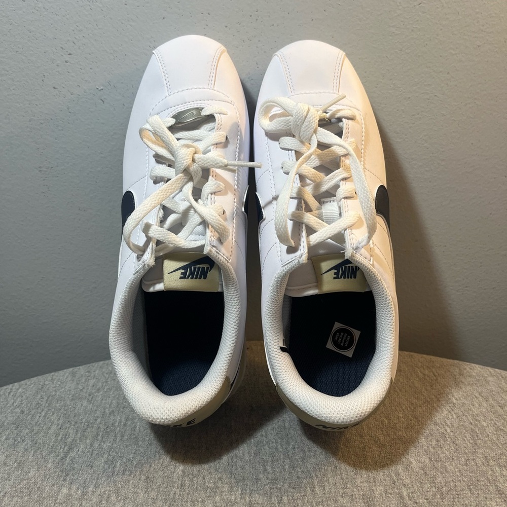 Nike Cortez GS White Thunder Blue Sneaker Size 6.5Y/Women 8 DM0950-1114​ - Picture 7 of 10